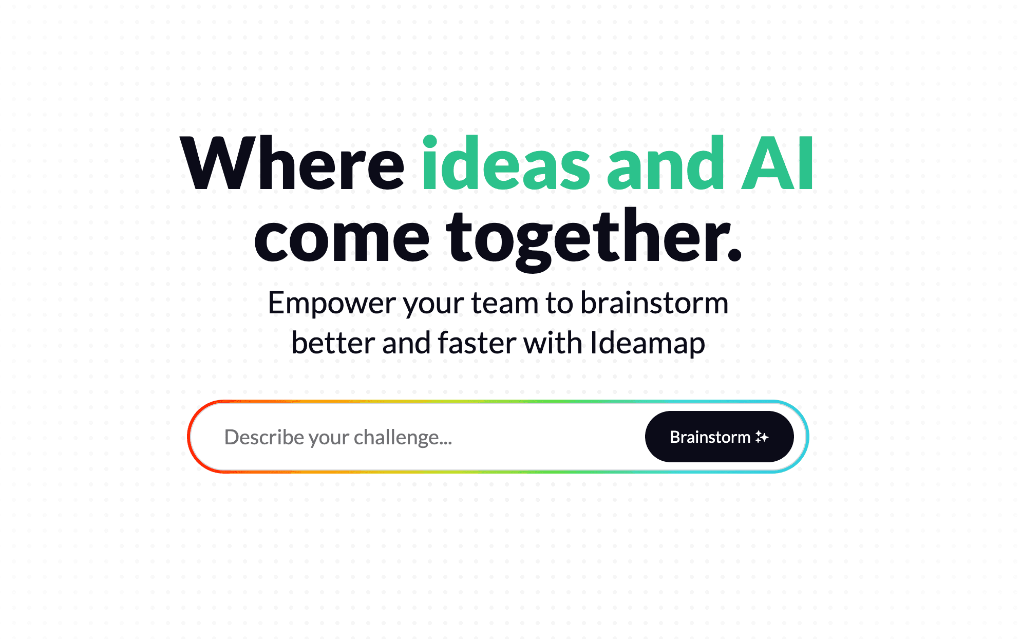 Ideamap.ai screenshot
