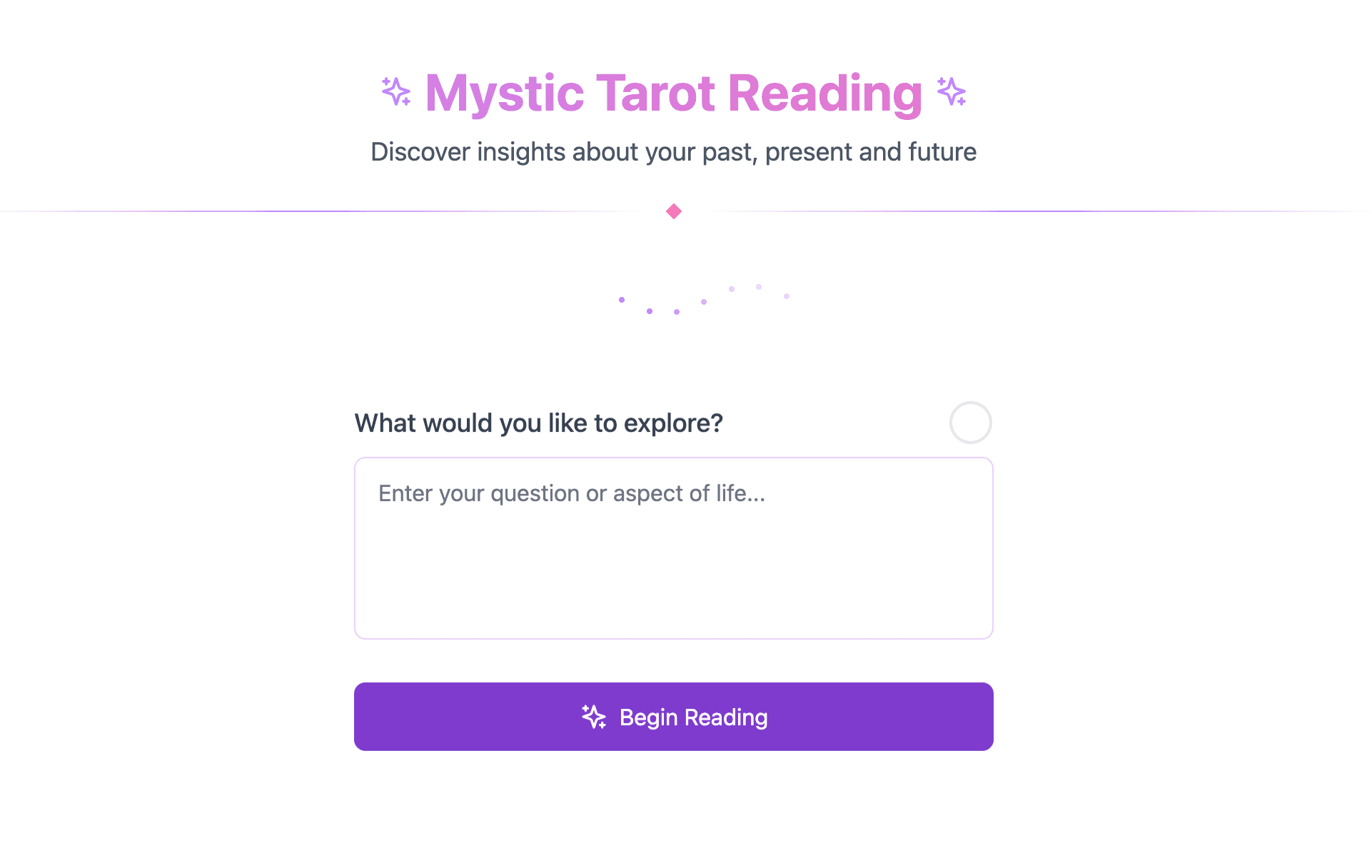 tarotdaily screenshot